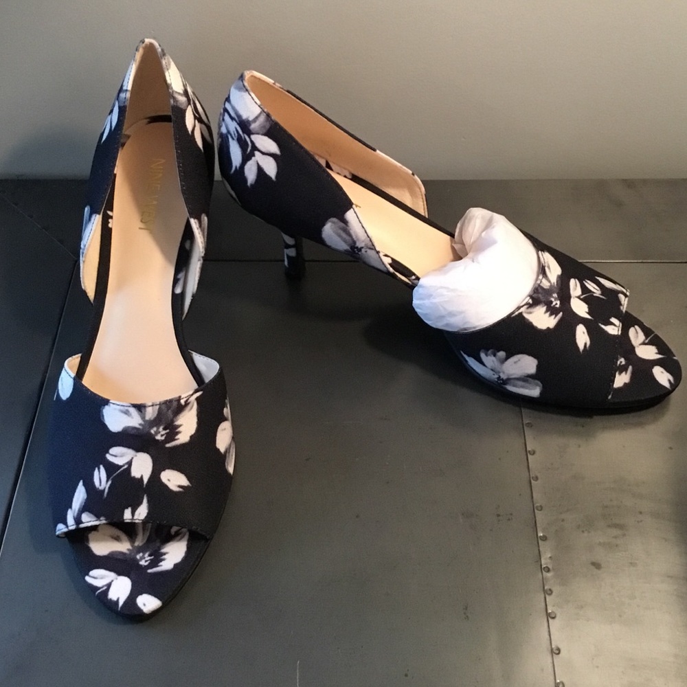 Nine West Floral Heel